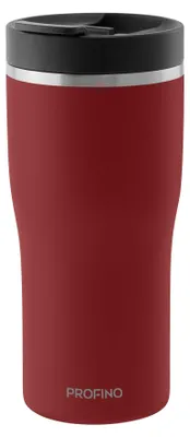 Thermosbecher 0,35 l Edelstahl auslaufsicher Bordeaux