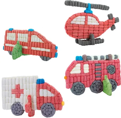 Produktbild von PlayMais Bastel Kreativität Classic FUN TO PLAY FIRETRUCK ab 3 Jahren 160816
