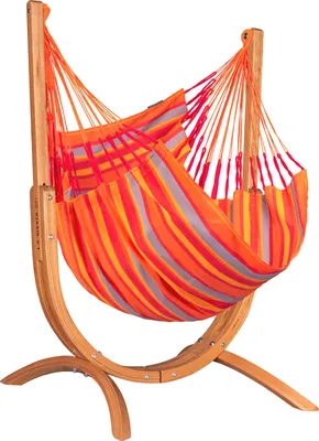 Produktbild von La Siesta Hängesessel Udine Outdoor Toucan -  wetterresistent mit Eucalyptus-Gestell