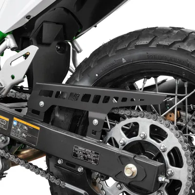 Productafbeelding van ZIEGER kettingbeschermer, compatibel met Kawasaki KLE500, zwart