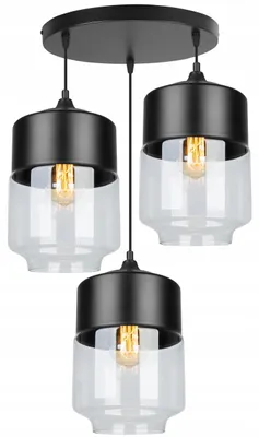 Produktbild von LED Deckenleuchte Glas Lampenschirm – Moderne Deckenlampe Plafond Design