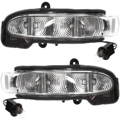 Zdjęcie produktu dla Lusterko boczne LED z kierunkowskazem, lewe, do samochodów Mercedes-Benz W211 E-Klasse, roczniki 2003-2006