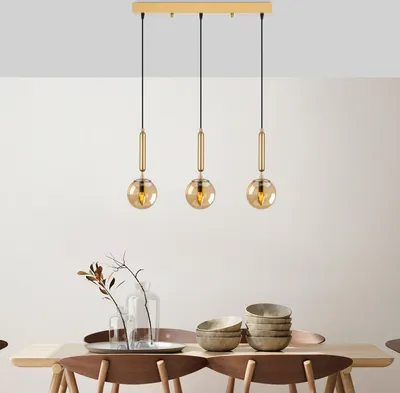 Produktbild von Opviq, KING- KINGFLG, Glänzendes,Gold, Kronleuchter, 62 x 15 x 134 cm, Metallkörper