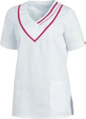 Produktbild von Leiber Damen Schlupfjacke mit 1/2 Ärmel 08/2652/0136 Weiß/Fuchsia-M