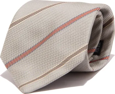 Immagine prodotto di 9327J cravatta uomo ROCCOBAROCCO grey/silver silk tie man