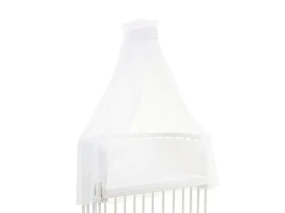 Produktbild von BABYBAY TOBI Betthimmel Weiß mit Banderole für Babybay Modell Trend 100321