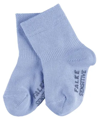 Produktbild von FALKE Unisex Baby Socken Sensitive B So Baumwolle mit Komfortbund 1 Paar, Blau S