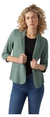 Imagen del producto de Vero Moda VMJESMILO, para mujer, color verde, blazer, adulto, abrigo de corte "fit and flare", verde, motivo de laurel
