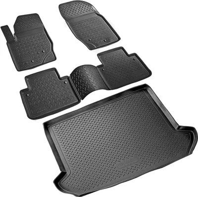Produktbild von Fußmatten & Kofferraumwanne Set passend für Volvo XC90 I | 2002-2014 | 5 Sitze