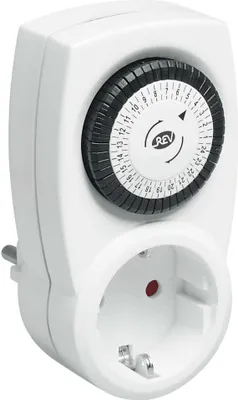 Image de REV Horloge programmable mécanique blanc