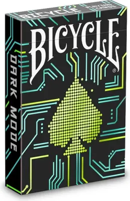 Obrázok produktu pre Bicycle Dark Mode, 56 kusov, Čierna, Zelená, 4 rok / roky, Chlapec / dievča, Dospelí, 20 min