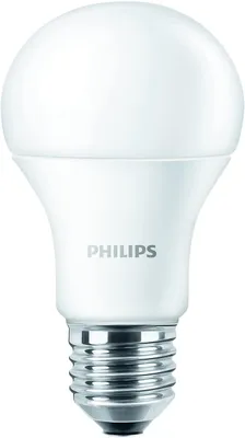 Produktbild von Philips 9 W (60 W), E27, Warmweiß, Kolbenform, 11 W, 75 W, E27, 1055 lm, 15000 h, Warmweiß