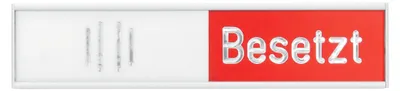Obrázok produktu pre FRANKEN Hinweisschild "Frei-Besetzt", (B)102 x (H)27,4 mm