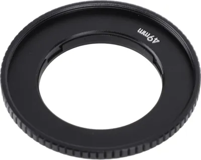 Zdjęcie produktu dla Xiuganpo Pierścień adaptera do pliku kamery akcji, okrągły adapter filtra ze stopu aluminium 49 mm, wytrzymały i antypoślizgowy do Action4