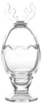 Imagen del producto de Olla de vidrio Clayre & Eef, diámetro 8 cm, altura 21 cm, de vidrio transparente