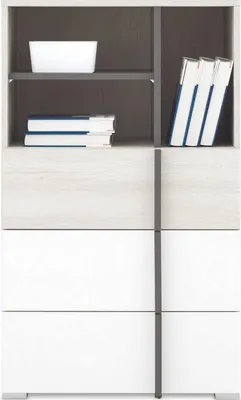 Productafbeelding van Furniture24 Hoge commode, 60x100x43 cm, model Remo RM7, met 4 lades