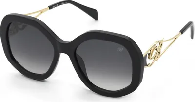 Produktbild von Blumarine SBM892 Nero lucido 55/19/140 Damen Sonnenbrillen
