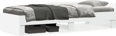 Obrázek produktu pro vidaXL Postel White 90x190 cm Dřevěný materiál