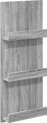 Produktbild von vidaXL Magazinregal Graues Sonoma 43 x 11 x 102 cm Holzwerkstoff