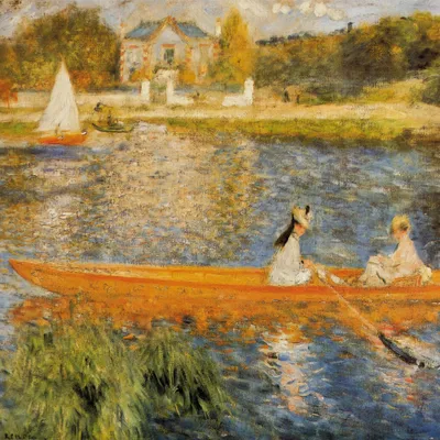 Obrázok produktu pre Pierre Auguste Renoir Art Print Obraz - Seina v Asnières, 1879 (100 x 100 cm)
