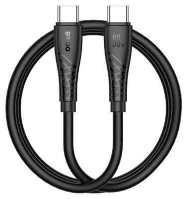 Zdjęcie produktu dla Kabel USB-C BWOO BO-X318 60W 1m czarny
