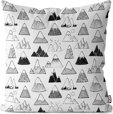 Produktbild von VOID Skandinavische Berge Design Kissenbezug Kissenhülle Sofakissen Kissen Deko Outdoor-Kissen Dekokissen