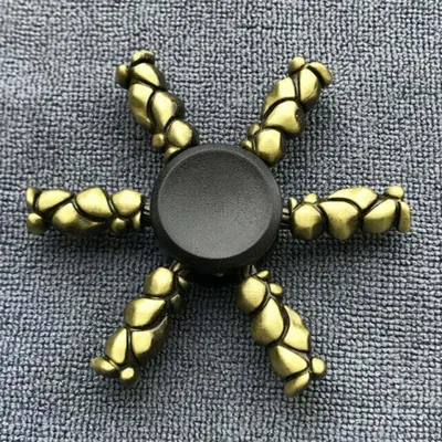 Produktbild von Tinisu Fidget Spinner Kreisel Anti Stress Rainbow Metall Finger ADHS