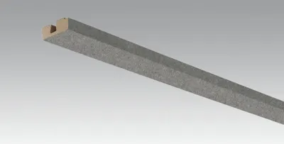 Produktbild von MEISTER Vierkant-Deckenabschlussleiste 2380 x 15 x 40 mm 20105 Vlies grau