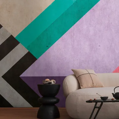 Produktbild von A.S. Creation Livingwalls Fototapete The Wall III 399131 Eine Rolle Ein Motiv 371 x 280 cm Bunt Lila Schwarz