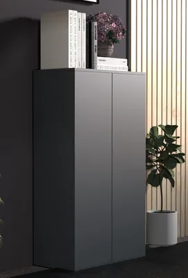 Produktbild von VCM Holz Kommode | Sideboard mit Drehtüren | Maße ca. H. 108 x B. 60 x T. 32 cm - Dalosa 3
