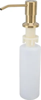 Image de 300ml Kitchen Sink Soap Dispenser Stainless Steel 360�� Rotation Multifunctional Soap Dispenser for Kitchen Gold
