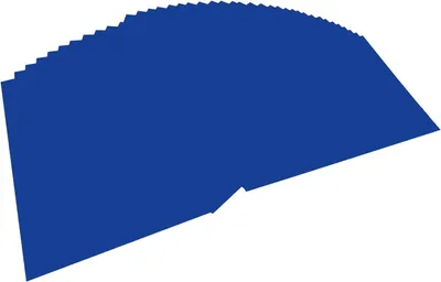 Produktbild von Folia Tonpapier 130g/m², DIN A3 50 Bogen, ultramarin