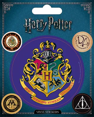 Obrázok produktu pre Harry Potter - Nálepky - Bradavice - Symboly