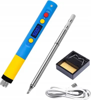 Image de Rosfix T65-BC2 Fer à Souder LCD Intelligent – 65W, 500°C, USB-C | Élément Chauffant Céramique | Pour Électronique, Réparation, DIY