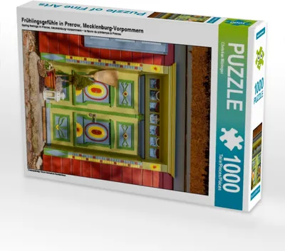 Produktbild von CALVENDO Puzzle Historisches Reetdachhaus in Prerow | 1000 Teile Lege-Größe 64x48cm Foto-Puzzle für glückliche Stunden