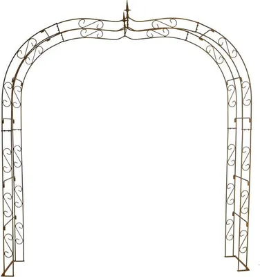 Produktbild von Torbogen Rosenbogen Edelrost 240 cm Rankhilfe Kletterhilfe Rosenspalier Rost