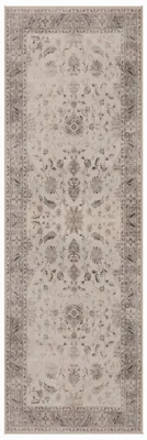Produktbild von Kurzflor Teppich Vintage-Oriental Wohnzimmer Schlafzimmer Kinderzimmer Beige 80x250 cm Rechteckig