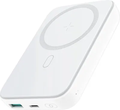 Zdjęcie produktu dla Powerbank Joyroom JR-W020 20W 10000mAh MagSafe + kabel USB-A - USB-C 0.25m - biały