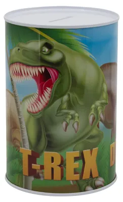 Produktbild von Kinderspardose aus Metall - Dinosaurier