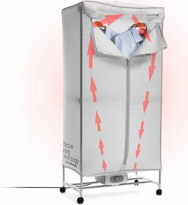 Produktbild von Tragbarer elektrischer Wäschetrockner mit 2 Höhen Dupledry InnovaGoods 1200 W