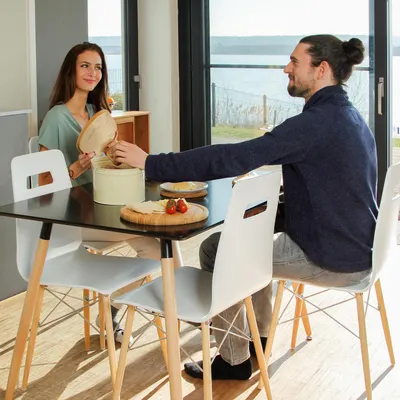 Immagine prodotto di Contenitore per il pane retrò con coperchio in bambù - Conservazione ermetica