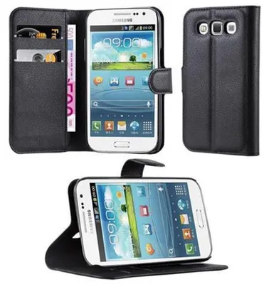 Zdjęcie produktu dla Pokrowiec Cadorabo do Samsung Galaxy WIN w kolorze czarnym z magnetycznym zamknięciem na telefon komórkowy
