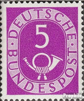 Produktbild von Briefmarken BRD (BR.Deutschland) 1951 Mi 125 postfrisch Posthorn