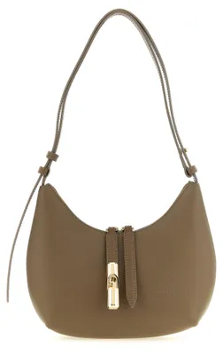 Produktbild von Furla Goccia S Schultertasche Kalbsleder beige Arch-Logo
