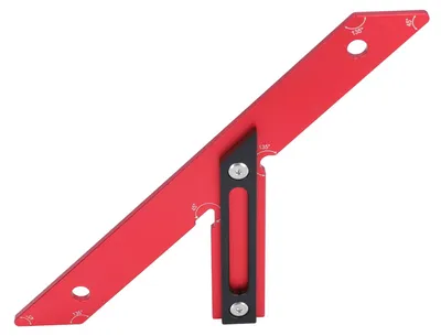 Immagine prodotto di Goniometro da 45 e 135 gradi, righello in alluminio per la lavorazione del legno, strumento per falegnami per tracciare angoli e segni