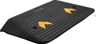 Image de Rampe de trottoir d'entrée, capacité de charge lourde, surface antidérapante, 355x180x30pouces