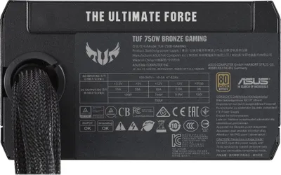 Produktbild von TUF-GAMING-750B Netzteil 750 W 20+4 pin ATX ATX Schwarz
