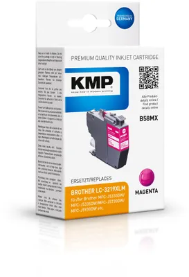 Produktbild von KMP Patrone Brother LC3219XLM magenta 1500 S. B58MX refilled