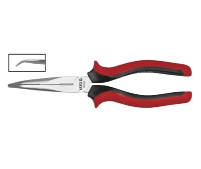 Produktbild von Gebogene Spitzzange 200 mm - YT-2028