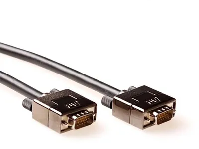 Produktbild von ACT AK9375, 30 m, VGA (D-Sub), VGA (D-Sub), Männlich, Männlich, Schwarz